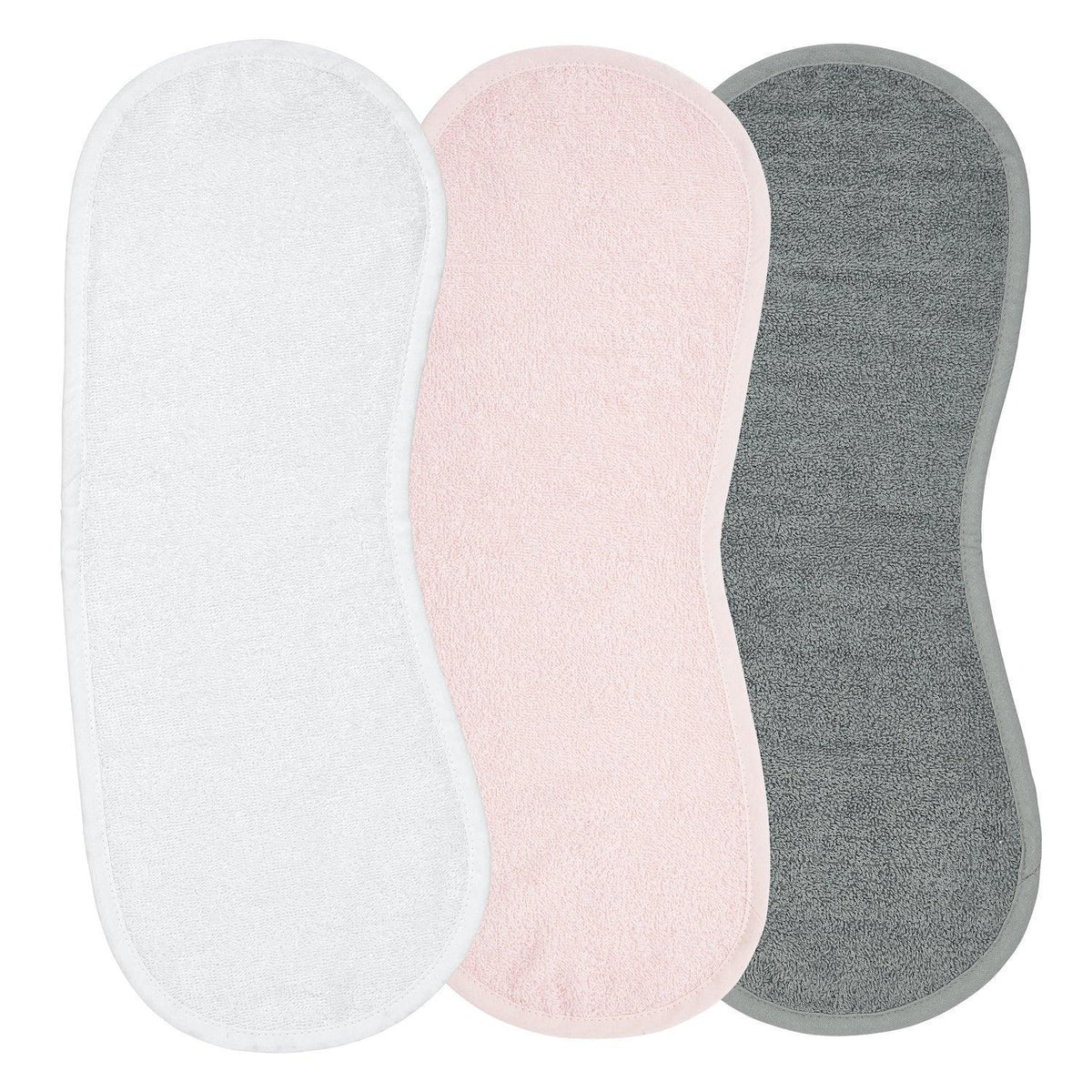 Meyco - Terry Burp Cloths 3-pack - Pink - 53x20cm - Mari Kali Stores Cyprus