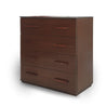 mk Collection - mk Collection Dresser with Changing Table, Walnut - Mari Kali Stores Cyprus