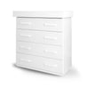mk Collection - mk Collection Dresser with Changing Table, White - Mari Kali Stores Cyprus