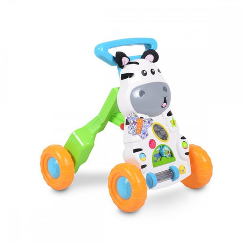 moni Toys - Push walker 2in1 Little zebra - Mari Kali Stores Cyprus