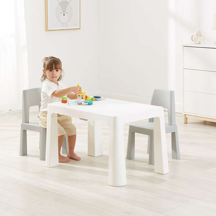 FreeON Neo Plastic Kids Table & Chair Set