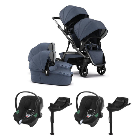 Redsbaby NUVO Twin Complete Travel System Bundle