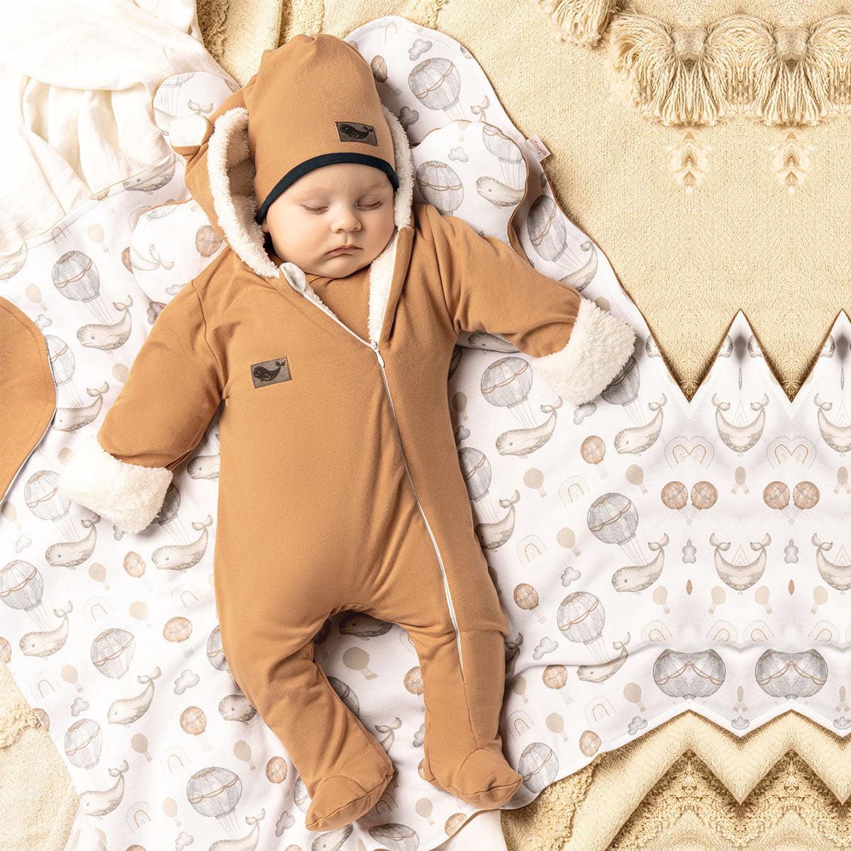 Bamar Nicol Padded tracksuit with luna boys caramel MIKI - Mari Kali Stores Cyprus