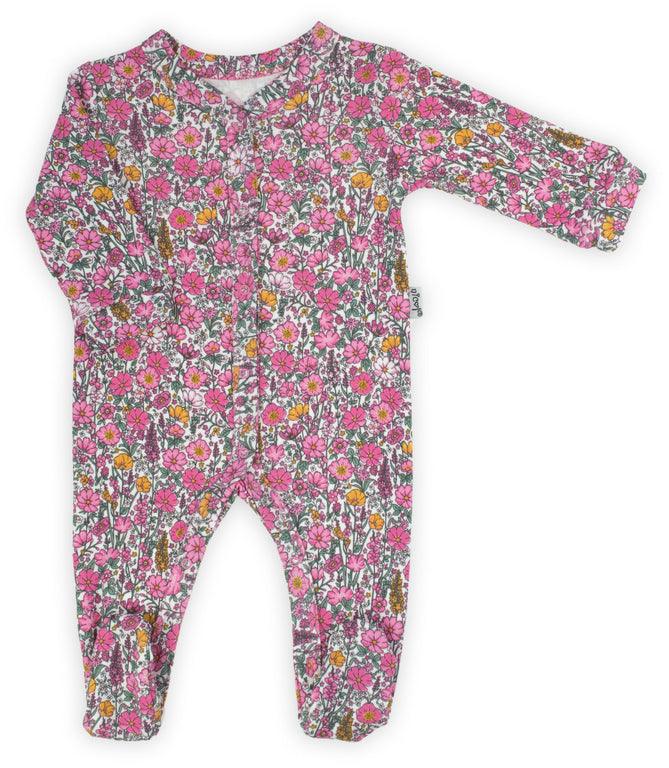 BamarNicol - Bamar Nicol Girl's cotton romper with flowers LEA - Mari Kali Stores Cyprus