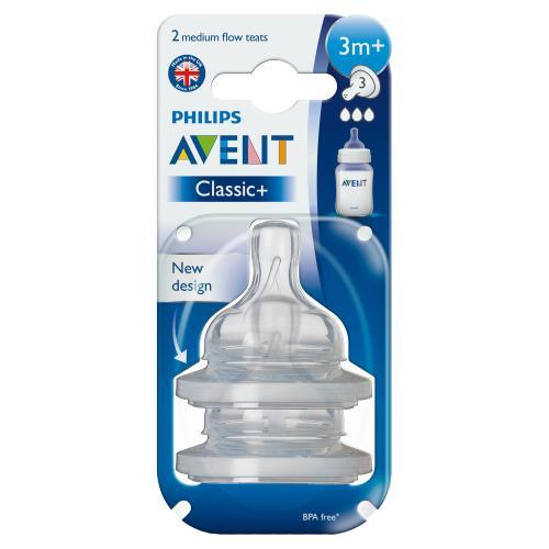 Philips Avent - AVT007877 medium flow teats 3m+ x2 - Mari Kali Stores Cyprus