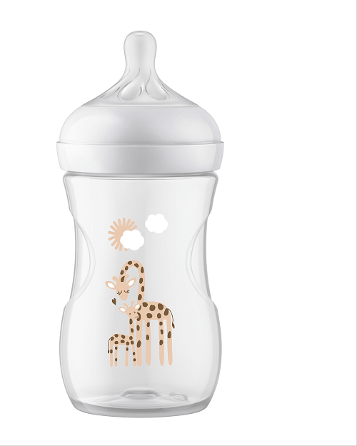 Philips Avent - Philips Avent Baby bottle Natural Response Giraffe 1m+ 260ml - Mari Kali Stores Cyprus