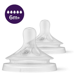 Philips Avent - Philips Avent Natural Response Silicone Nipples Flow 5 6m+ 2pcs - Mari Kali Stores Cyprus