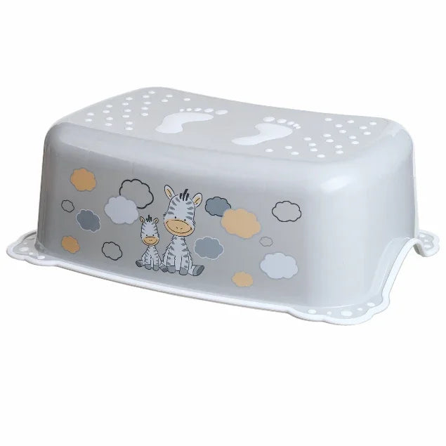 Maltex step stool 2K Zebra, grey