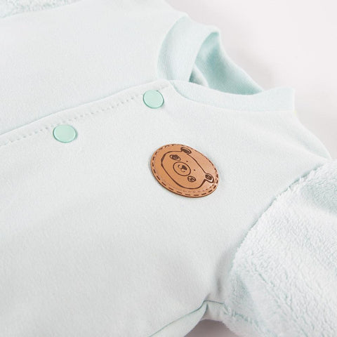 Ewa Klucze Big Bear sweatshirt with zipper mint - Mari Kali Stores Cyprus