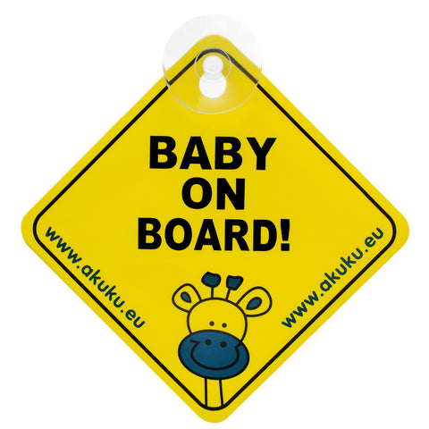Baby On Board With Suction