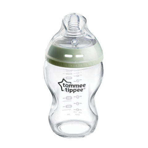 Tommee Tippee Natural Start Glass Bottle 250ml, 0m+