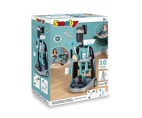Smoby Rowenta Trolley + Vacuum Cleaner - Mari Kali Stores Cyprus