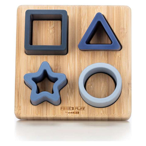 Free 2 Play stacking shapes blue