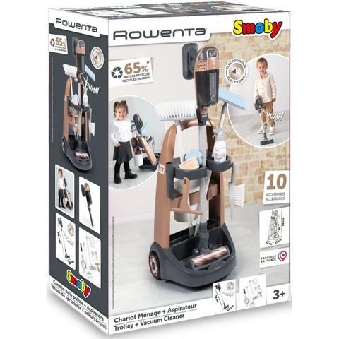 Smoby Rowenta Trolley & Hand Vacum Cleaner