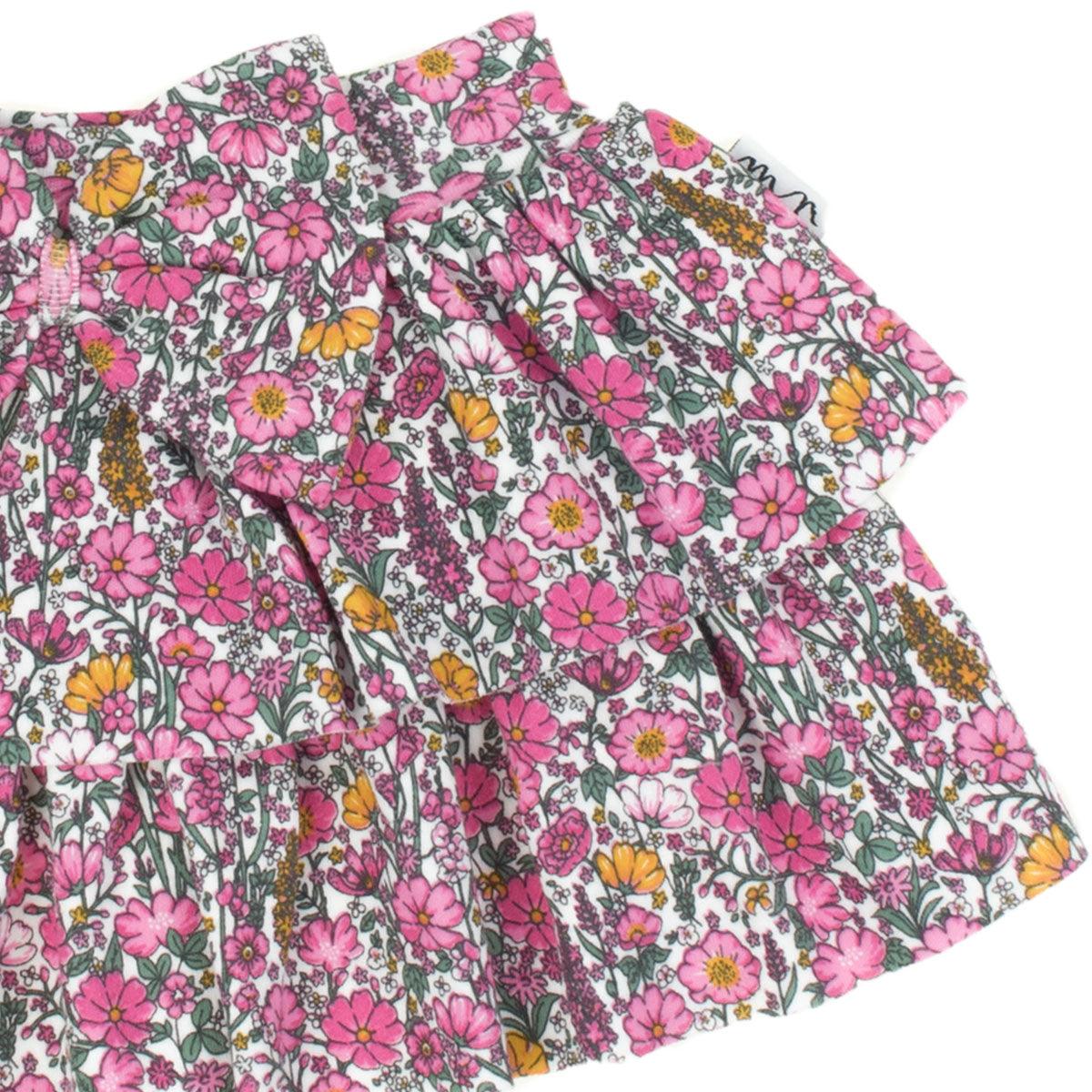 BamarNicol - Bamar Nicol Cotton skirt girls with flowers LEA - Mari Kali Stores Cyprus