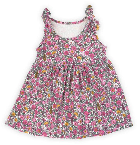 BamarNicol - Bamar Nicol Cotton dress with straps girls with flowers LEA - Mari Kali Stores Cyprus