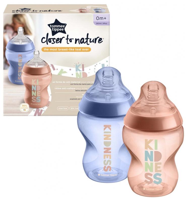 Tommee Tippee Closer to Nature Baby Bottles 2x260ml 0m+ - Mari Kali Stores Cyprus