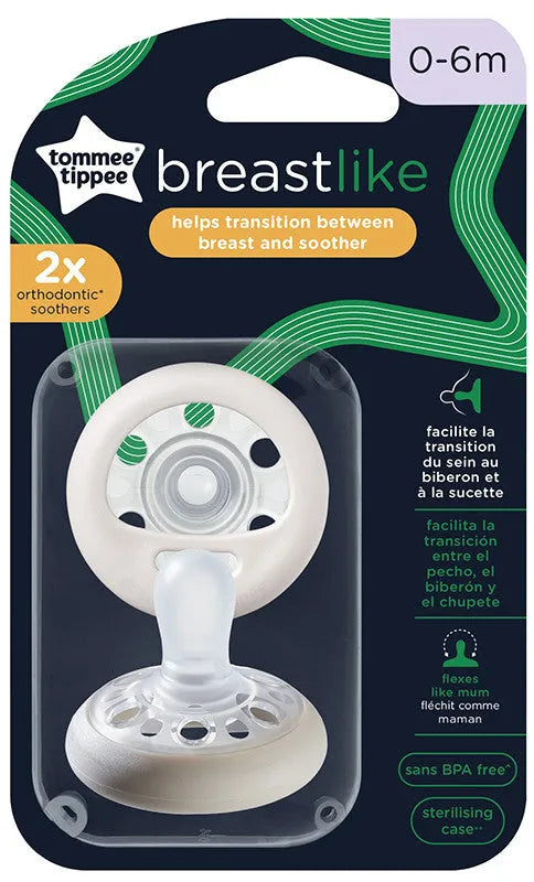 Tommee Tippee Breast-like Soothers 0-6m & 6-18m - Mari Kali Stores Cyprus