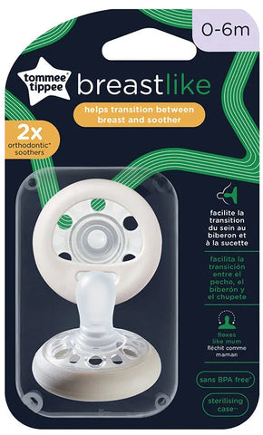 Tommee Tippee Breast-like Soothers 0-6m & 6-18m - Mari Kali Stores Cyprus