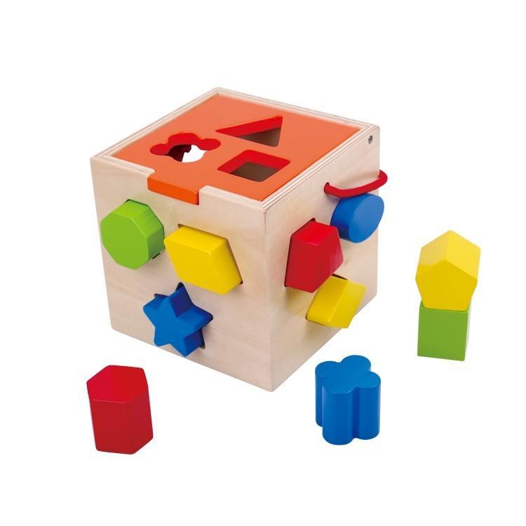 Tooky Toy - Tooky Toy Shape Sorter with Colours - Mari Kali Stores Cyprus