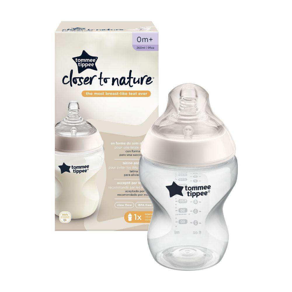 Tommee Tippee closer to nature baby bottle 260ml - low flow - Mari Kali Stores Cyprus