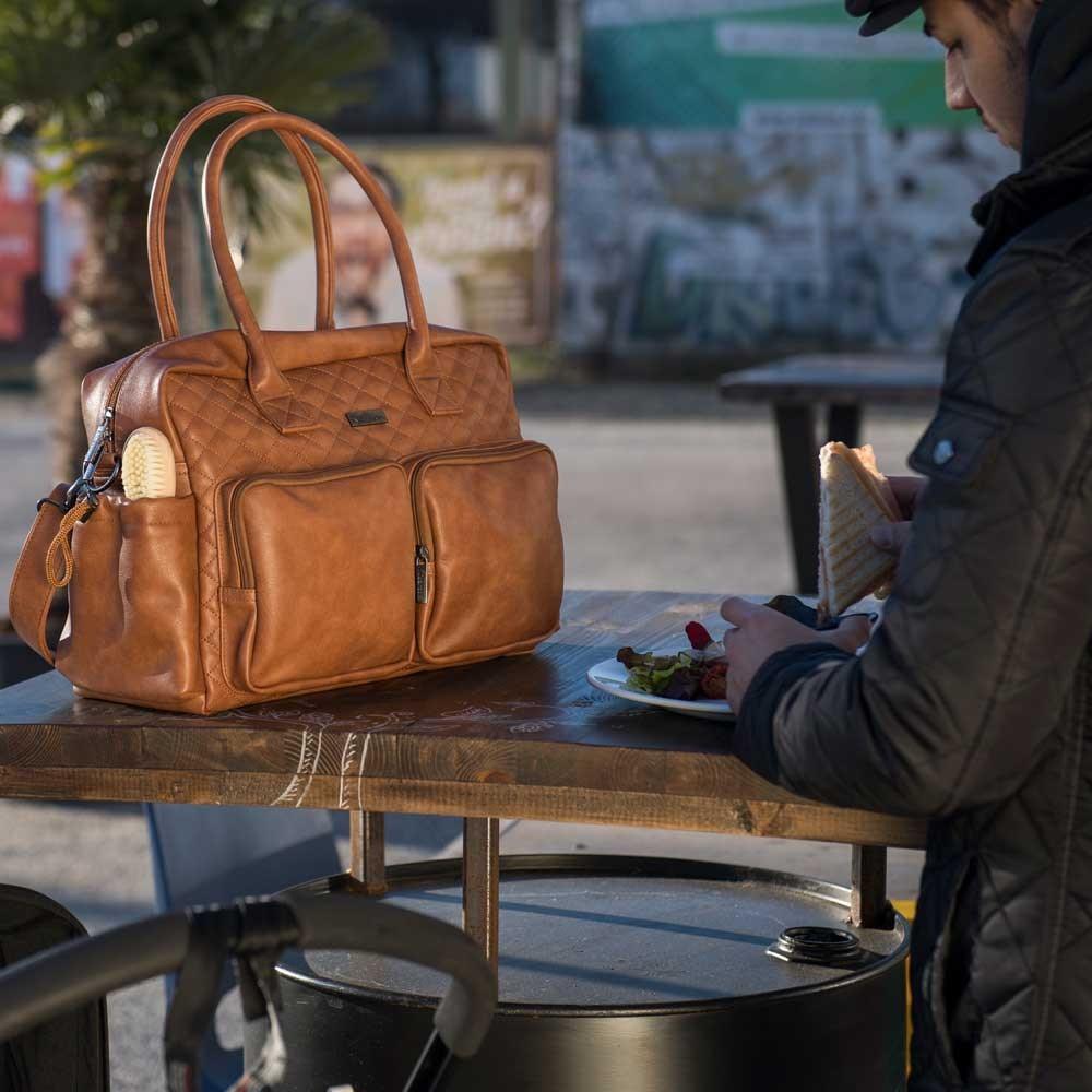 VadoBag - Kidzroom Vision of Love Diaperbag - Brown - Mari Kali Stores Cyprus