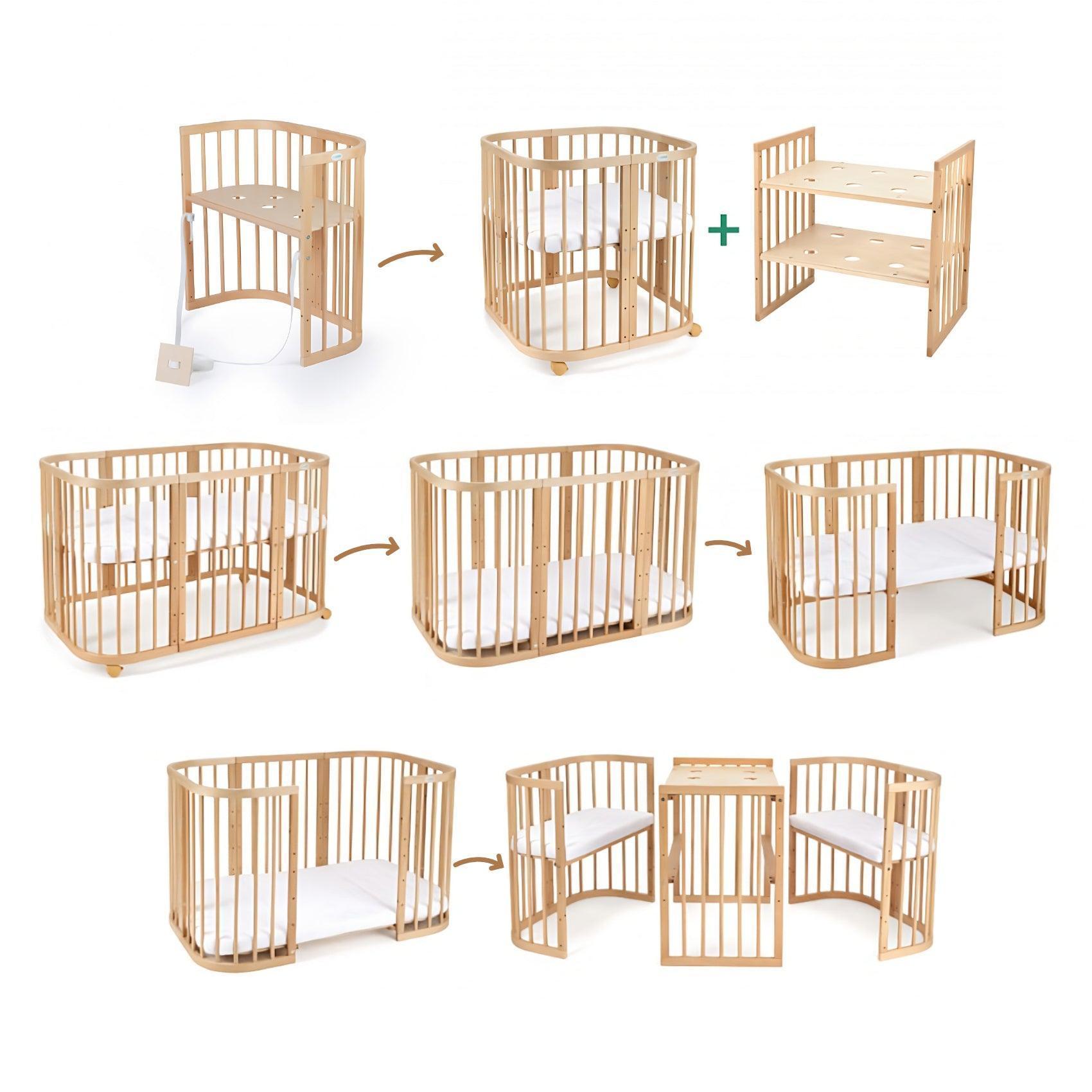 Waldin - Waldin® 7in1 Baby Bed - Mari Kali Stores Cyprus