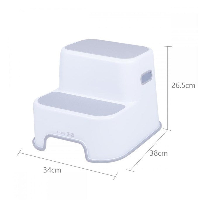 FreeON Double Step Stool Grey