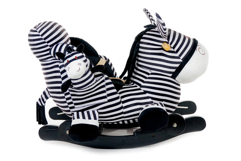 Kidsee Rocking Zebra With Wheels