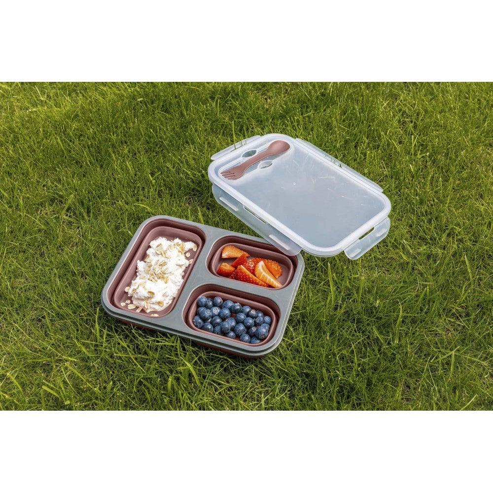 Zopa Silicone Lunch Box with Cutlery large