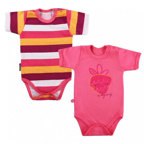 ewa klucze - Ewa Klucze baby bodysuit tutti frutti 2-pack - Mari Kali Stores Cyprus