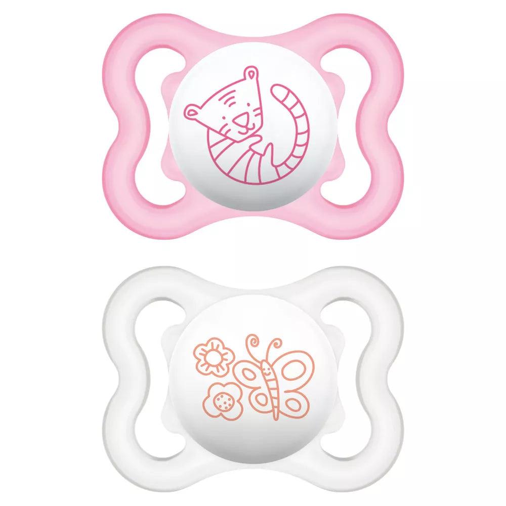 MAM - MAM air silicone soother 2-6m 2-pcs - Mari Kali Stores Cyprus