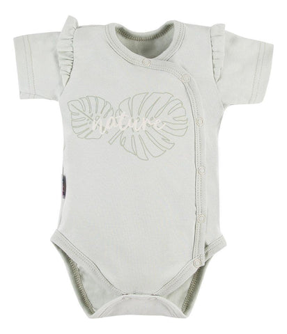 ewa klucze - Ewa Klucze girls' bodysuit nature with frill green - Mari Kali Stores Cyprus