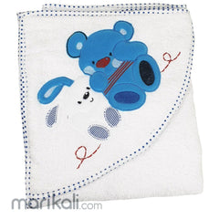 mk Collection - mk Collection Bath Towel Teddy & Bunny Blue - Mari Kali Stores Cyprus